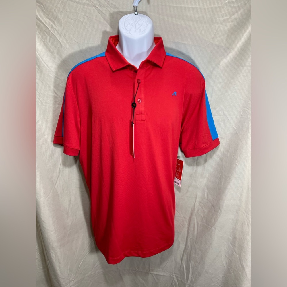Redvanly Evans Golf Polo Shirt Rio Red